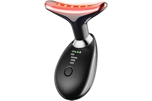 YUNRUO Neck Face Massager Face Sculpting Tool with 3 Colour Modes with Vibration, Thermal, Facial Massager for Skin Care