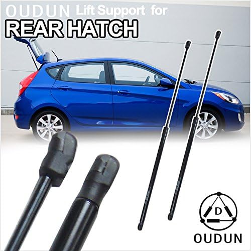 CUSTONEPARTS 2pcs Rear Liftgate Hatchback Gas Lift Support Strut Shock Fit 96-00 Civic CX/DX