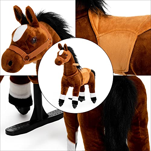 PONYEEHAW Ride on Horse Toys, Kids Riding Horse Toys Ride on Toys for 35 Years Old, Premium