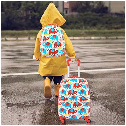 Dreamade Set Di 2 Trolley Valigia E Zaino Per Bambini Bagaglio Per Viaggio Da Bambini Con Ruote Medello 2 Voliweb It