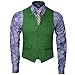 WeixinyuanST Adult Mens Knight Clown Costume Shirt Vest Tie