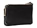 Coach 52900 Pebble Leather Double Zip Black Wristlet