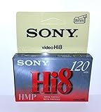 Sony Video Hi8 120 Minute HMP Metal Particle
