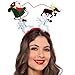 Multicolored Marabou Headbopper | Christmas Accessory