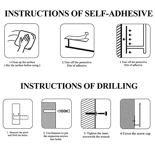 Paper Towel Holder Under Black Self Adhesive Paper Towel