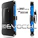 Evocel Generation Series Phone Case Compatible with Kyocera Hydro View (C6742), Hydro Reach (C6743), Hydro Shore featuring HD Screen Protector and Belt Clip Holster, Blue