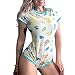 Littleforbig Adult Baby & Diaper Lover (ABDL) Button Crotch Romper Onesie - Giraffe and Zoo Animals Pattern