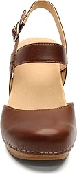Dansko Women's Taci Tan Wedge Comfort Sandals