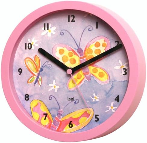 Bai Children Wall Clock Butterflies