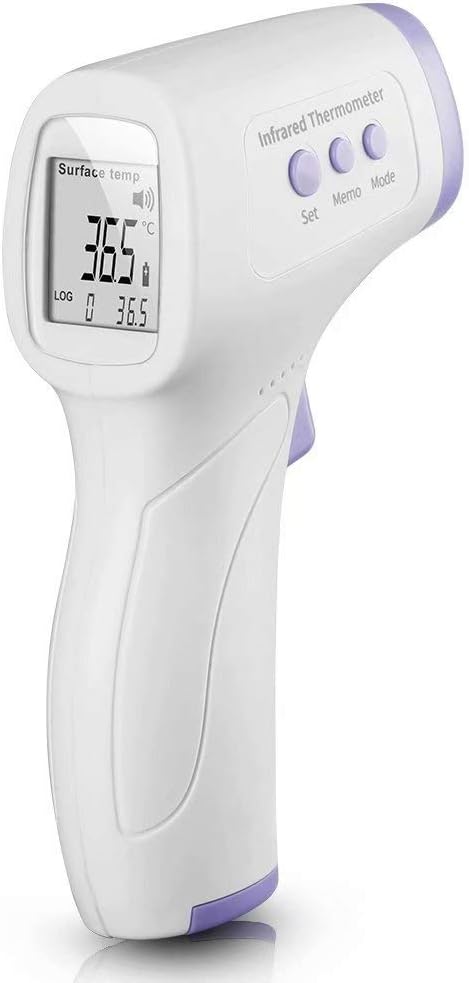 ATTONER Infrared Forehead Thermometer Digital, Smart Sensor Thermal Scanner Thermometer for Fever & Body, Non Contact Temperature Measure Tool for Infants and Adults