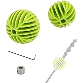 QZATTCAEN Flex Shank Installer Drill Bit Guide Tools/Cable Bit Bumper Balls for 1/4" Shank/in-Wall Drill Guide Kit 1-3/4" & 2