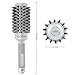 Guckmall SUPRENT Nano Thermal Ceramic & Ionic Round Barrel Hair Brush with Boar Bristle, for Curling &Straightening Hair Drying, Styling Hair Drying,Adding Volume & Shine.