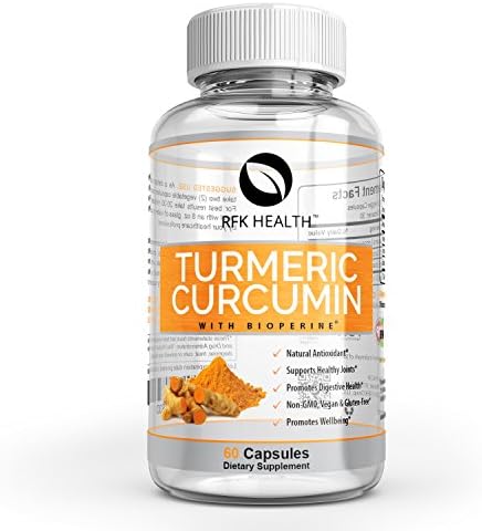 All-New Turmeric Curcumin with BioPerine® (Black Pepper) 1300mg. Optimum Pain Relief & Joint Support. Doctor Formulated, Non-GMO, Gluten-Free for All-Ages. Natural Anti-Inflammatory (1 Month Supply)