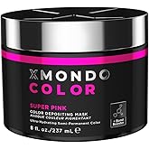 XMONDO Hair Color Super Pink Hair Healing Semi Permanent Color | Vegan Formula with Hyaluronic Acid to Retain Moisture, and Bond Boosting Technology, 8 Fl Oz
