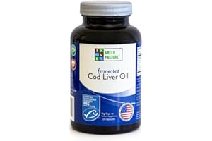 Green Pasture Fermented Cod Liver Oil -Non-Gelatin 120 Capsules