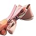 Baby Girls Hair Accessories Clips Ties Fully Covered Bows with Hanger Set, babies barettes for Infant and Toddlers fine hair 18pcs (Korea Pink)