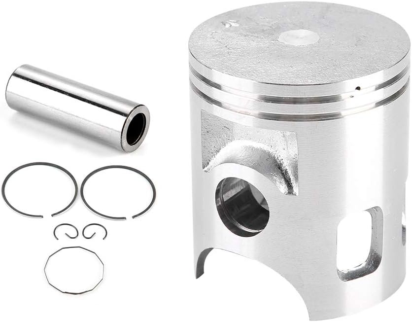 Akozon Engine Piston Kit 7PCS Motorcycle Piston Ring Pin