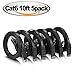 Jadaol Cat 6 Ethernet Cable 10ft 5Pack, Outdoor & Indoor, 10Gbps Supports Cat8/7 Network, Heavy Duty LAN Internet Patch Cord, Weatherproof High Speed Cable for Router, Modem, Xbox, PS4, Switch, Black
