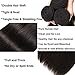 Kbeth 10A Grade Brazilian Virgin Hair Straight 3 Bundles 18 20 22 with 16 Closure 100% Cheap Human Hair Weave Straight Remy Hair Bundles Soft No Shedding Hair (18 20 22 + 16 Closure)