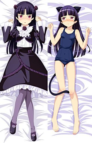 You Loving august 2016 update hot anime Oreimo Ore no Imoto Kuroneko black cat body pillowcase (50x160cm 2way)