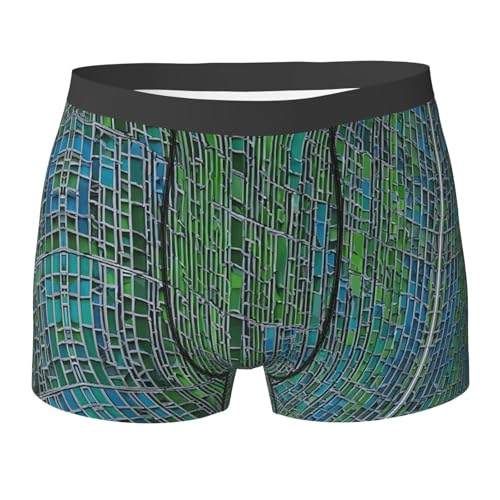 SYHEART Abalone Nacre Print Men'S Boxer Briefs With Elastic Comfort Fit Design For All-Day Wear