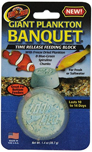 Zoo Med Laboratories AZMBB6 Plankton Banquet Block Feeder Giant, 2 Count