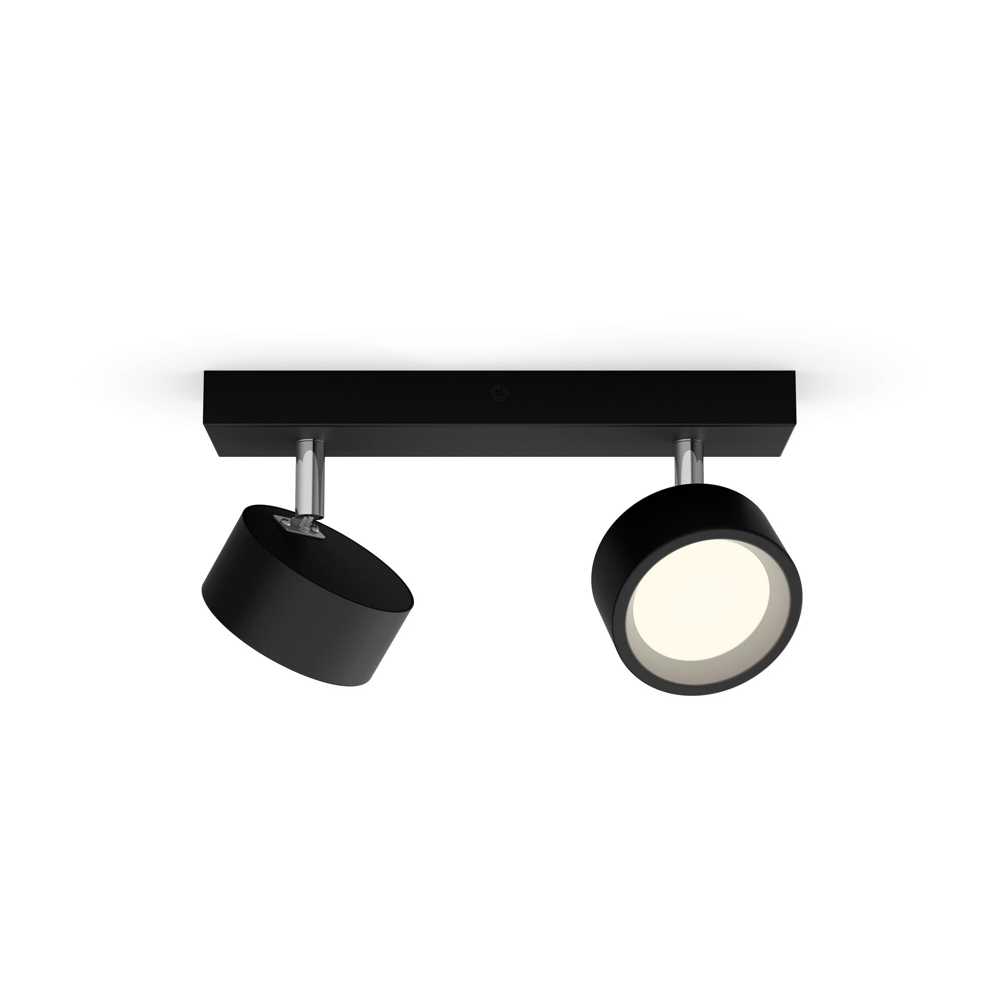 Philips LED Bracia Spot 2x5.5W Warm White 2700k [5.5W - Black] For Indoor Home Lighting, Living Room, Study, Office — image 1
