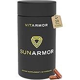 VitaArmor Polypodium Leucotomos 240mg, Skin Care Supplement, Fights the Signs of Photoaging, Dermatologist Developed, 60 Capsules, SunArmor