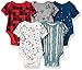 Rosie Pope Boys Baby 5 Pack Bodysuits, Mountain Theme, 6-9 Months