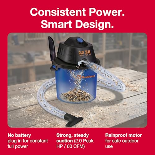 Koblenz WD-2L Wet Dry Vacuum Cleaner, Home Car Garage Workshop, 2.0 PHP photo 12