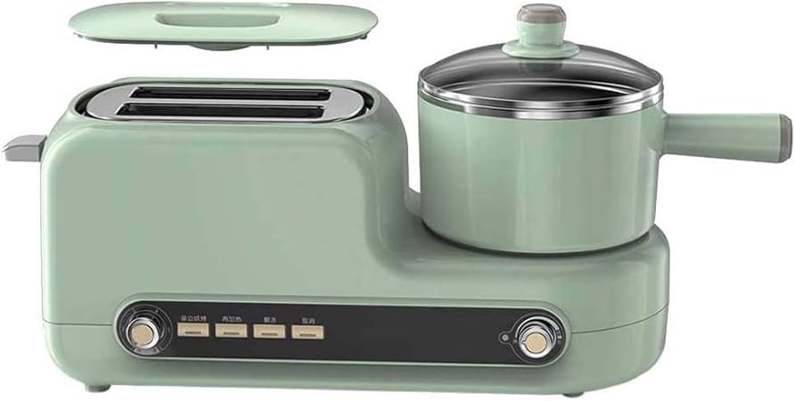 GAOFQ Estación de Desayuno Retro 4 en 1, Horno eléctrico multifunción