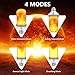 PHILWIN LED Flame Light Bulb Simulated Burn Fire Effect Xmas 4 Modes Flicker Lamps E26 Atmosphere Decor Ative Lamps for Hotel/Bars/Home Decoration/Restaurants(1 Pack)