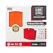 Premium Silicone Pot Holders for Kitchen - Easy to Clean Trivets for Hot Pots and Pans - This Kitchen Tool Works Well as Silicone Trivet, Hot Pads for Oven, Potholders (7x7 in, Orange, 1 Pair)