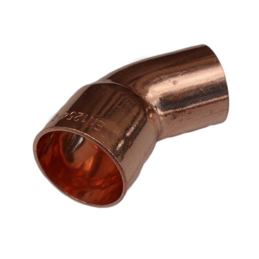 Merriway BH03080 End Feed Fitting 45Deg Street Elbow 22mm -1 Pcs