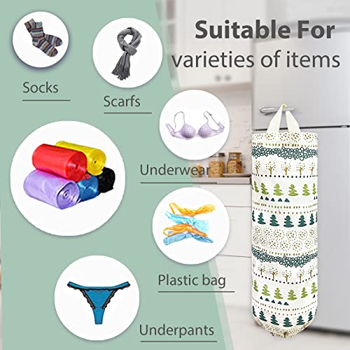 Plastic Bag Holder，Reusable Grocery Bag Holder，Wall Mount Plastic Bag Organizer Shopping Bags Carrier，Washable Large Grocery Bag Storage Dispenser ​for Home Kitchen Travelling Decor, 1 Pack，Squirrel