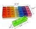 Extra Large Weekly Pill Organisers and Medication Supplement Container with Portable Travel Pill Case - (7-Day/4-Times-A-Day) with Secure Spill-Proof Design to Hold Vitamins