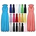 Womens Maxi Dress Spring Coil Evening Dresses Ladies Long Stretch Maxis 1 Size