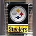 Pittsburgh Steelers Double Sided Garden Flag