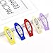 Frcolor 20pcs 2 Inch Grosgrain Ribbon Non Slip Hair Clips Wrapped Snap Barrettes for Baby Girls Toddlers Kids
