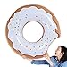 XFlated Donut Float, Inflatable Donut Pool Float Chocolate, Pool Beach Toy Kids, Donut Ring 33 Inches