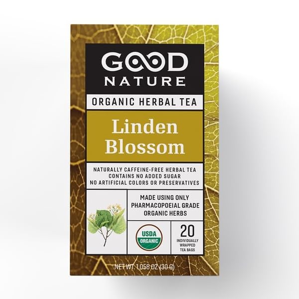 GOOD NATURE, ORGANIC HERBAL TEA LINDEN BLOSSOM, 20 COUNT