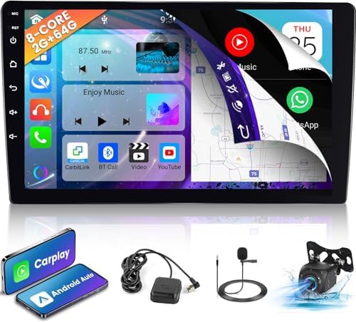 10.1インチ CarPlayアンドロイドオート対応！最新OSAndroid13