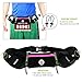 Hydration Belt for Running - Includes Accessories and Two 10-Ounce BPA-Free and Leak-Proof Water Bottles : A Bounce-Free & Lightweight Fuel Gear (Crayola Pink, Medium)