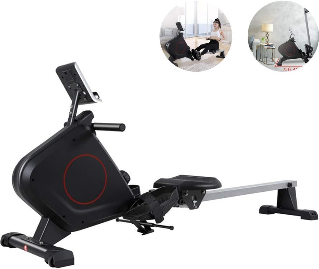 zvcv Rowing machine Household Foldable Control Rowing Machine