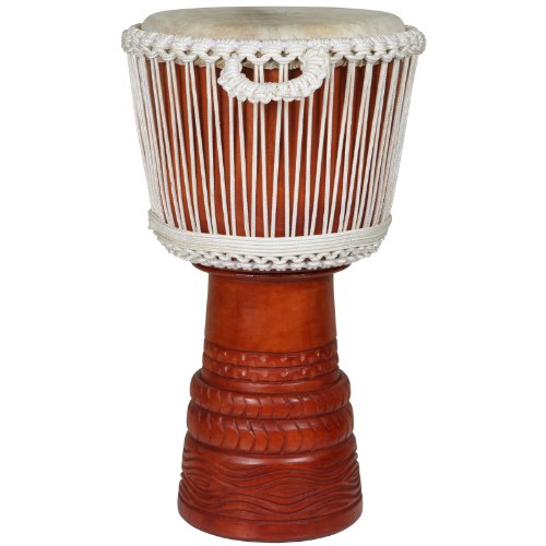 X8 DrumsIvory Elite Pro Djembe Drum, Medium