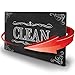KIWE HOME Reversible Double Sided Dishwasher Magnet. Clean Dirty Flexible Flip 3x4 inch Big Size Flipside Black and White Chalkboard Curve Design Perfect Kitchen Addition Premium Flip Sign Indicator