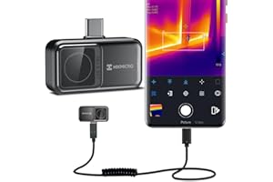 HIKMICRO Mini2 Thermal Camera Android, 256 x 192 IR Resolution, 25Hz Refresh Rate, 50° Wide Angle, Thermal Imaging Camera Android,49,152 Pixels, -4°F to 622°F, USB-C