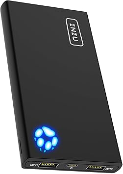 【クリックで詳細表示】INIU モバイルバッテリー 超薄型 軽量 10000mAh 大容量 急速充電 2USBポート 2台同時充電 【PSE認証済/超コンパクトサイズ】懐中電灯機能付き 機内持ち込みが可能 iPhone/iPad/Xperia/Galaxy/Android各種他対応 スマホ充電器