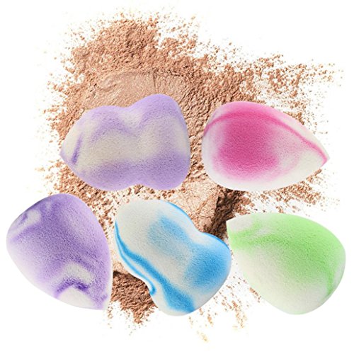 Franterd 10PCS Pro Beauty Flawless Makeup Foundation Puff Multi Shape Sponges Blender
