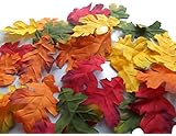 100 QUALITY SILK OAK LEAVES CRAFT/WEDDING/DECORATION